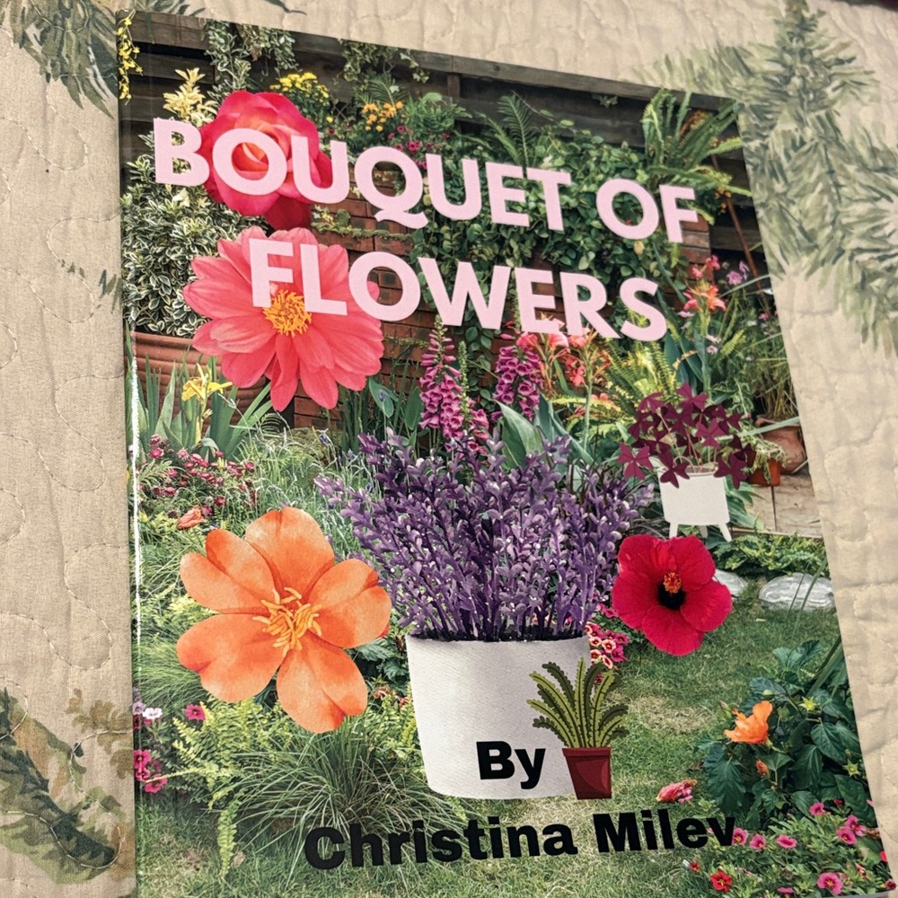 Christina Floral Garden coloring book new